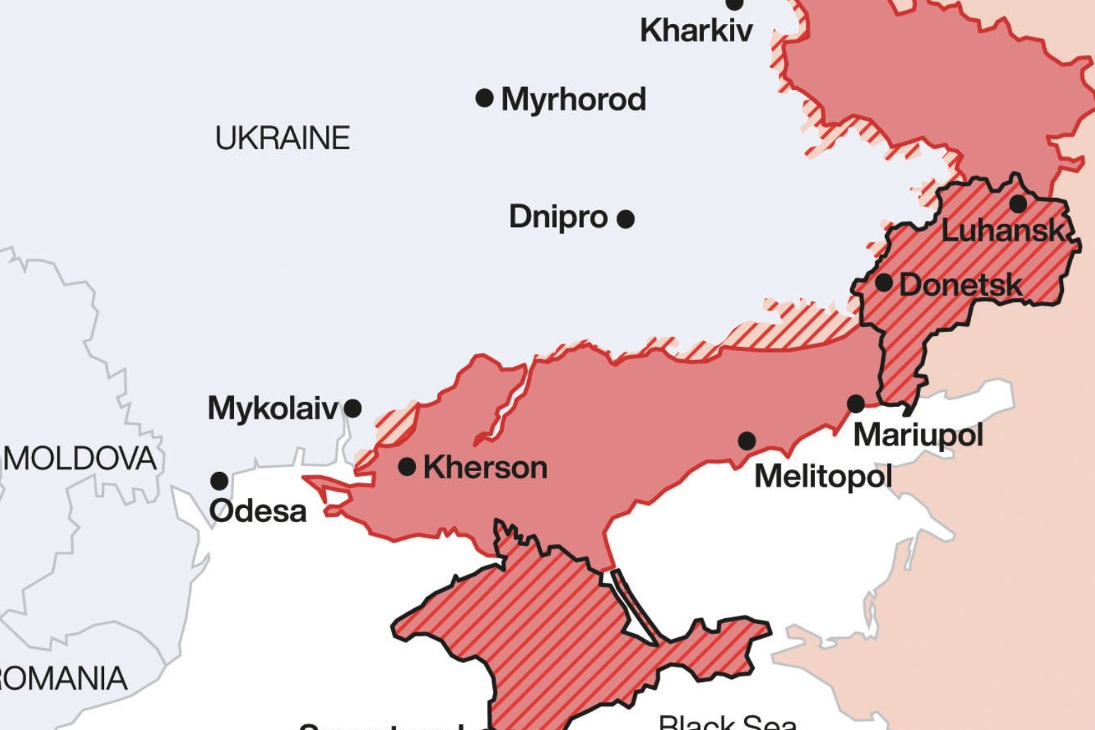 Boris Johnson warns Russia is ‘chewing through ground’ in eastern Ukraine 